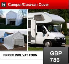 Camper Caravan Covers and Shelters, winter storage