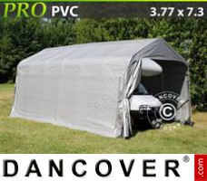 Tenda Garage 3,77x7,3x3,24m PVC, Grigio
