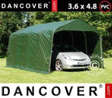Tenda Garage 3,6x4,8x2,7m, PVC, Verde