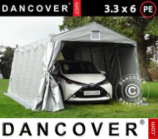 Tenda Garage 3,3x6x2,4m PE, Grigio