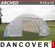 Tenda Garage 9,15x12x4,5m PVC, Bianco