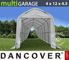 Tenda Garage 4x12x3,5x4,5m, Bianco