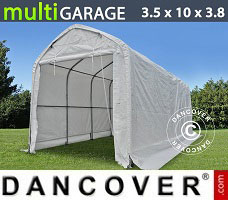 Tenda Garage 3,5x10x3x3,8m, Bianco