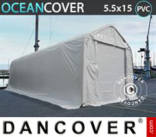 Tenda Garage 5,5x15x4,1x5,3m, PVC