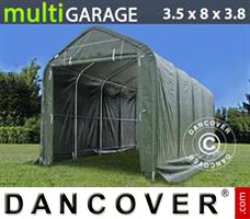 Tenda Garage 3,5x8x3x3,8m, Verde