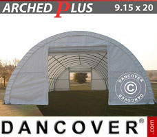 Tenda Garage 9,15x20x4,5m PVC, Bianco